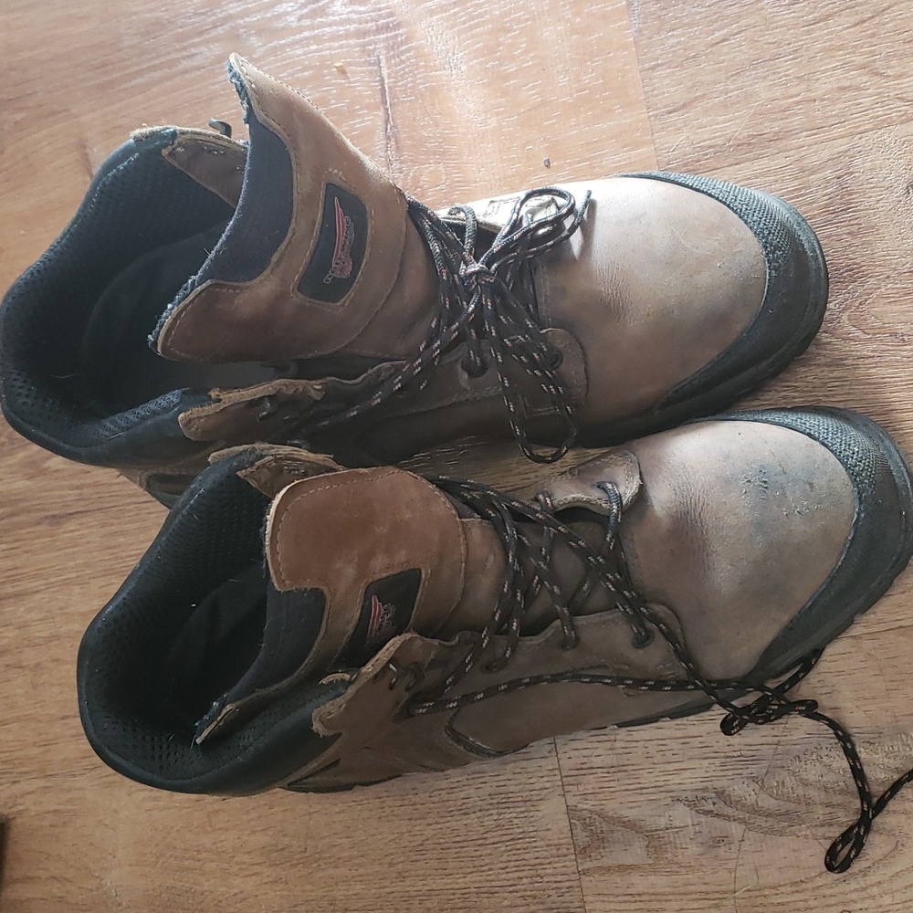 Red Wing steel toe work boots